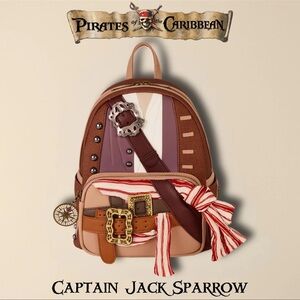 Loungefly - Captain Jack Sparrow Backpack - NWT